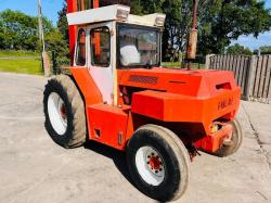 FINLAY F60 ROUGH TERRIAN FORKLIFT C/W TWO STAGE MAST *VIDEO*