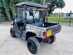 YAMAHA RHINO 700 PETROL 4WD UTV *ROAD REGISTERED* C/W CAMO WRAP *VIDEO*