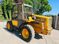 JCB 520 4WD TELEHANDLER C/W PALLET TINES *VIDEO*