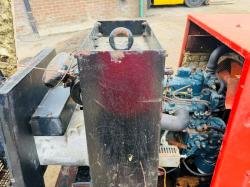 15KVA TOWABLE GENERATOR*C/W 3 CYLINDER KUBOTA ENGINE*VIDEO*