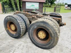 SCANIA DOUBLE DRIVE BACK END * ON STEEL SPRINGS * 