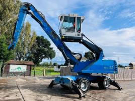 FUCHS MHL331 HIGH RISE CABIN SCRAP HANDLER *YEAR 2010* VIDEO*
