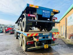 2.5M X 8M TWIN AXLE FLAT TRAILERS*CHOICE OF 2*VIDEO*