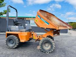 AUSA 400 AHG 4 TONNE SWIVLE TIP DUMPER *C/W ROLL BAR*VIDEO*
