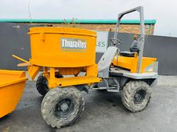 THWAITES MACH070 SITE DUMPER*C/W PAN MIXER AND SKIP*VIDEO*