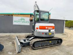 BOBCAT E45 EXCAVATOR *YEAR 2017*ONLY 257 HOURS*C/W HYDRAULIC THUMB*VIDEO*