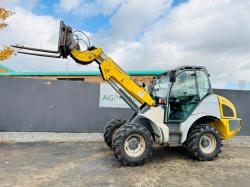 KRAMER 352-10 WHEEL LOADER*YEAR 2012*C/W PALLET TINES*VIDEO*