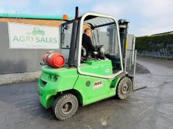 DRAGO 250 3 STAGE MAST FORKLIFT*C/W SIDESHIFT*VIDEO*