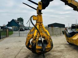 STRUTT 5 TINE ROTATING SCRAP GRAB *YEAR 2022* TO SUIT 30 TONNE EXCAVATOR *VIDEO*