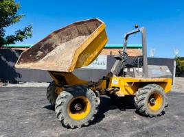 BENFORD 6 TONNE SWIVLE TIP DUMPER*C/W PERKINS ENGINE*VIDEO*