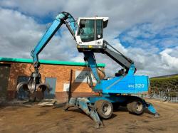 TEREX FUCHS MHL320 SCRAP HANDLER*C/W ROTATING SCRAP GRAB*VIDEO*