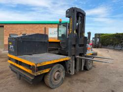 LANSING LINDE S50 SIDE LOADING FORKLIFT*C/W PALLET TINES*VIDEO*