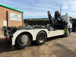 SCANIA P94 6X2 HOOK LOADER*C/W HIAB*114969 KM*VIDEO*