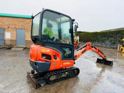 KUBOTA KX016-4 EXCAVATOR*C/W BUCKET*YEAR 2013*2212 HOURS*VIDEO*