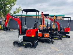 *NEW UNUSED* JPC KV12 TRACKED MINI EXCAVATOR*CHOICE OF 4*C/W BUCKET*VIDEO*