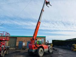 MANITOU MT1235 TELEHANDLER*C/W PALLET TINES*VIDEO*
