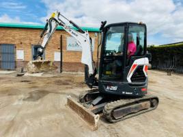 BOBCAT E26 EXCAVATOR*YEAR 2022*ONLY 1532 HOURS*VIDEO*