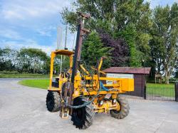 THWAITES ALL DRIVE 4WD DUMPER C/W HYDRAULIC POST DRIVER & PERKINS ENGINE *VIDEO*