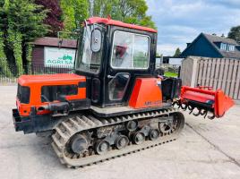 MOROOKA MK40S TRACKED TRACTOR C/W ROTAVATOR *VIDEO*