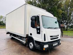 IVECO EUROCARGO 7.5 TON BOX TRUCK *YEAR 2013* C/W REAR ROLLER SHUTTER DOOR *VIDEO*