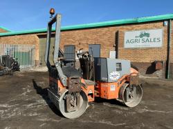 HAMM HD12 DOUBLE DRUM ROLLER *2111 HOURS*C/W ROLL BAR*VIDEO*