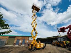 HAULOTTE H18SX 4WD SCISSOR LIFT*2546 HOURS*YEAR 2016*VIDEO*
