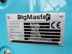 *NEW*UNUSED*DIGMASTER DM100 & 105 MINI EXCAVATOR*CHOICE OF 10*VIDEO*