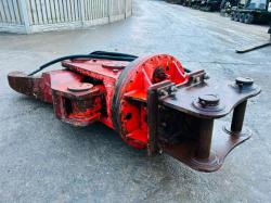 RAMMER COMBI ROTATING SHEAR C/W 80MM PINS & PIPES *VIDEO*