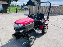YANMAR GK13 4WD COMPACT TRACTOR *1451 HOURS* C/W ROLE BAR *VIDEO*