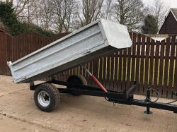 ** BRAND NEW SIROMER 2.5 TONE GALVANISED TIPPING TRAILER ** ( PLEASE SEE VIDEO )