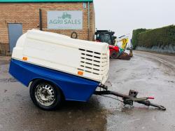 SULLAIR TOWABLE COMPRESSOR*C/W KOBUTA ENGINE*VIDEO*
