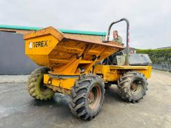 TEREX PS6000 SWIVLE TIP DUMPER*ENGINE STARTS NO DRIVE*VIDEO*