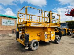 HAULOTTE H18SX 4WD SCISSOR LIFT*2546 HOURS*YEAR 2016*VIDEO*
