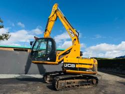 JCB JS145 HRC EXCAVATOR*RUBBER BLOCK PADS*YEAR 2011*VIDEO*