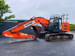 HITACHI ZAXIS ZX225USR LC-5B EXCAVATOR*YEAR 2014*C/W BUCKET*VIDEO*