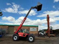 MANITOU MLT 741 TURBO TELEHANDLER*C/W BUCKET*AG SPEC*VIDEO*