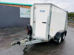 KNOTT TWIN AXLE BOX TRAILER*C/W FRONT AND REAR DOOR*VIDEO*