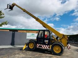 CATERPILLAR TH63 TELEHANDLER*C/W JACK LEGS*VIDEO*