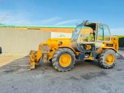 JCB 532-120 4WD TELEHANDLER*C/W PALLET TINES*VIDEO*