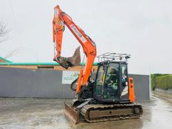 HITACHI ZX85USB-5A TRACKED EXCAVATOR*YEAR 2017*VIDEO*