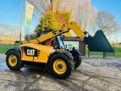 CATERPILLAR TH336 4WD TELEHANDLER * YEAR 2009 * C/W BRAND NEW BUCKET *VIDEO*