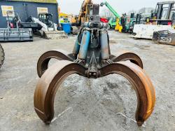 TEREX FUCHS HDMS 5 TINE HYDRAULIC SCRAP GRAB*YEAR 2015*VIDEO*