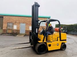 CATERPILLAR T125D MASTED FORKLIFT*5.5 TONNE LIFT*VIDEO*