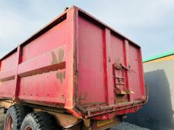 RICHARD WESTERN 12 TONNE TIPPING TRAILER*VIDEO*