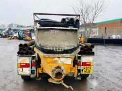 ISUZU ARTICULATED ROCK MASTER CONCRETE PUMP*C/W PERKINS ENGINE*VIDEO*