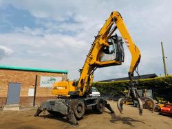 LIEBHERR 316 HRC SCRAP HANDLER*C/W ROTATING SCRAP GRAB*VIDEO*