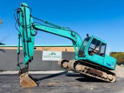 HITACHI EX120-3 EXCAVATOR *C/W EXTENDING ARM & BUCKET(DITCHING)* VIDEO*