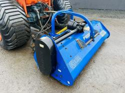 KUBOTA L4150 4WD TRACTOR*C/W RYETECH FLAIL MULCHER*VIDEO*