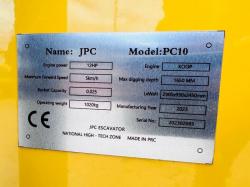 UNUSED JPC PC10 TRACKED EXCAVATOR * YEAR 2023, CHOICE OF 2*VIDEO*