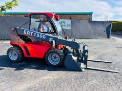 *NEW UNUSED* EVERUN ERT1500 TELEHANDLER*C/W BUCKET AND TINES*VIDEO*